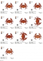 Stickdatei "FSL - Krabbe " --- Design Pack