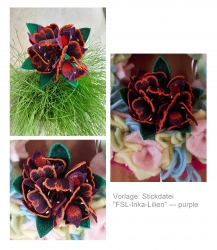 Stickdatei "FSL - 3D-Inka-Lilien" --- SUPER-Design Pack