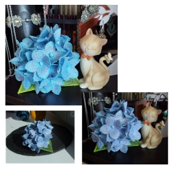 Stickdatei "FSL - 3D-Hortensie" --- Design Pack