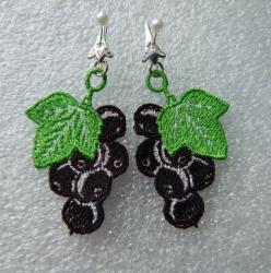 Stickdatei "FSL Ohrschmuck N° 7" - Johannisbeere