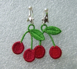 Stickdatei "FSL Ohrschmuck "Süße Früchte" - Set