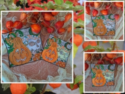 Stickdatei "FSL - Jacobean-Pumpkin-002" --- Design Pack