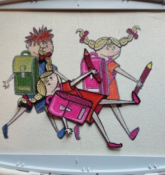 Stickdatei "Vollstick - Ich bin ein Schulkind"