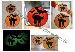 Stickdatei "FSL - Fledermaus-KATZE-Mond" --- Design Pack
