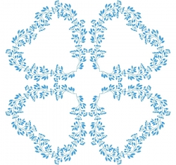 Redwork_Herzranke-1-Tüll/Organza - ca. 120 mm