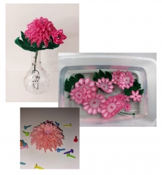 Stickdatei "FSL - 3D-Pompon-Dahlie" --- Design Pack