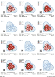 Stickdatei "Lace - Herz Vol. 16" - SUPER-Set