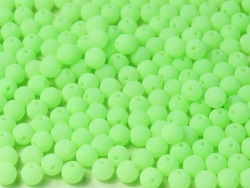 #00.15 50 Stck. Perlen rund Ø 3 mm - Alabaster Soft Lime