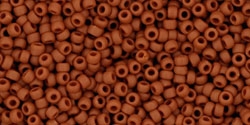 5g TOHO SeedBeads 15/0 TR-15-0046 LF - Opaque-Frosted Terra Cotta