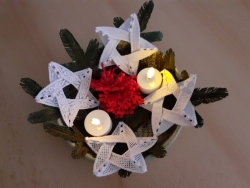 Stickdatei "Lace - 3D-Stern" Nr. 13 einlagig (ca. 95 mm)