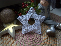 Stickdatei "Lace - 3D-Stern" Nr. 13 SUPER-Set (ca. 95 mm)