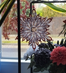 Stickdatei "Lace - 3D-Stern" Nr. 14 (120 und 150 mm)