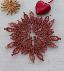 Stickdatei "Lace - 3D-Stern" Nr. 14 (120 und 150 mm)