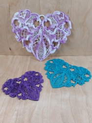 Stickdatei "Lace - Herz Vol. 19-uni"