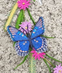 Stickdatei "FSL & ITH - Limenitis Arthemis Arizonensis" --- ca. 100 mm