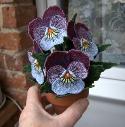 Stickdatei "FSL - 3D-Stiefmütterchen" --- Design Pack