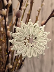 Stickdatei "FSL - Blüten-3D-Ornament N°1" --- Design Pack