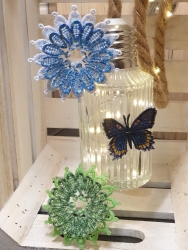 Stickdatei "FSL - Blüten-3D-Ornament N°1" --- Design Pack