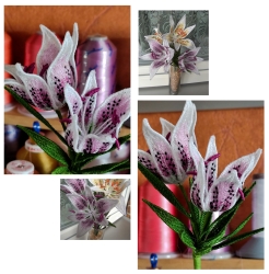 Stickdatei "FSL - 3D-Tigerlilie" --- Design Pack