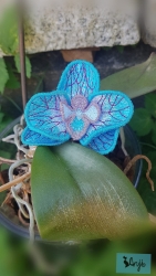 Stickdatei "FSL - Topper-Orchidee" ca. 80 mm