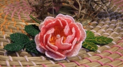 Stickdatei "FSL - Topper-Rose ohne Satinrand"