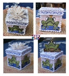 Stickdatei "FSL - Topper-Frosch"