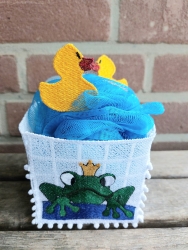 Stickdatei "FSL - Box-2 mit Deckel-Frosch" - Einzelelemente - 1 Größe