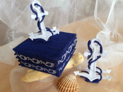 Embroidery file “FSL - Box-3 with lid-Maritime” - for the 200x200 mm hoop - 1 size