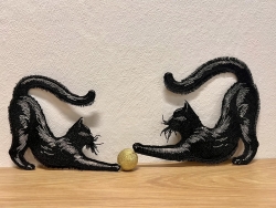 Stickdatei "FSL & Vollstick - Kater Mohrle" --- SUPER-Design Pack