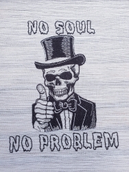 Stickdatei "Vollstick - No Soul - No Problem" --- Design Pack