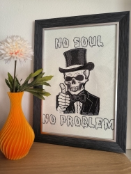 Stickdatei "Vollstick - No Soul - No Problem" --- Design Pack