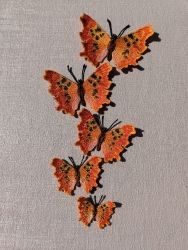 Stickdatei "FSL - Schmetterling C-Falter - Polygonia c-album" --- Design Pack