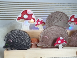 Stickdatei "FSL - Igel " --- Klötzchen-Design