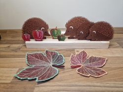 Stickdatei "FSL - Apfel " --- Klötzchen-Design