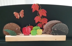 Stickdatei "FSL - Apfel " --- Klötzchen-Design