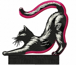 Stickdatei "FSL - Kater-Mohrle " --- Klötzchen-Design