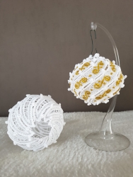 Stickdatei FSL - 3D-Kugel "Swirl" - Durchmesser ca. 6cm und 9cm