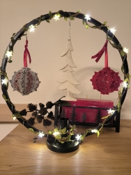 Stickdatei FSL - 3D-Kugel - "Lace-klein" - Durchmesser ca. 7cm