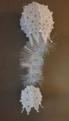 Stickdatei FSL - 3D-Kugel - "Lace-klein" - Durchmesser ca. 7cm