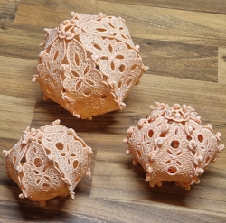 Stickdatei FSL - 3D-Kugel - "Lace-klein & groß" - SUPER-Set