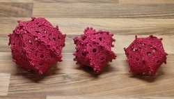 Stickdatei FSL - 3D-Kugel - "Lace-klein & groß" - SUPER-Set