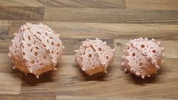 Stickdatei FSL - 3D-Kugel - "Lace-klein & groß" - SUPER-Set