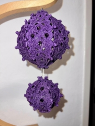 Stickdatei FSL - 3D-Kugel - "Lace-klein & groß" - SUPER-Set