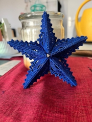 Stickdatei "Lace - 3D-Stern" Nr. 15 (80 mm)