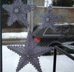 Stickdatei "Lace - 3D-Stern" Nr. 15 (60 mm)