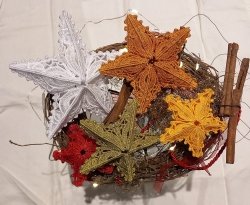 Stickdatei "Lace - 3D-Stern" Nr. 15 - SUPER-Set (40, 60 und 80 mm)