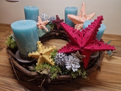 Stickdatei "Lace - 3D-Stern" Nr. 15 - SUPER-Set (40, 60 und 80 mm)