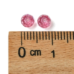 25 Stück - PRECIOSA-M.C. Kristall-Perlen rund 4,0 mm - Rose AB