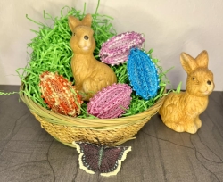 Stickdatei "FSL - 3D-Ei" - Variante-2 "herzig" - fertige Größe ca. 45x70 mm (BxH)