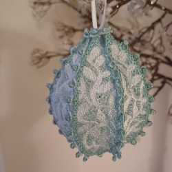 Stickdatei "FSL - 3D-Ei" - Variante-7 "Intarsien" - fertige Größe ca. 70x90 mm (BxH)